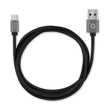 Micro USB Acme CB2011G , USB A, 1 m, pelēks cena un informācija | Savienotājkabeļi | 220.lv