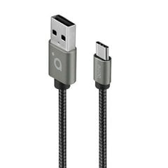 Acme CB2041G USB C, USB A, 1 m, Grey цена и информация | Кабели для телефонов | 220.lv