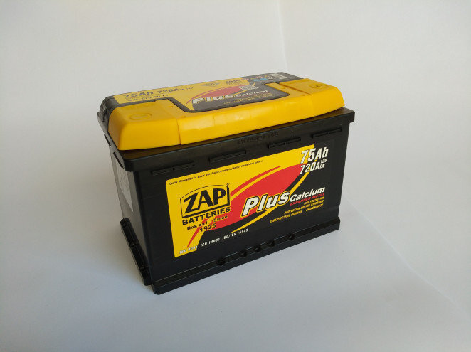 ZAP Plus (- +) 75Ah 720A cena un informācija | Akumulatori | 220.lv