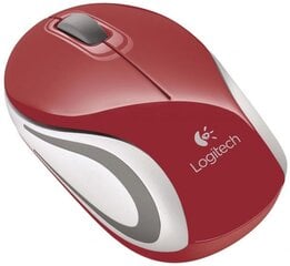 Logitech M187, sarkans цена и информация | Мыши | 220.lv