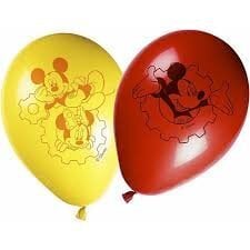 Baloni "Pelēns Mikijs" (8 gab./28 cm) cena un informācija | Baloni | 220.lv