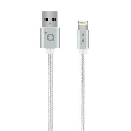 USB Acme CB2031S, USB A, 1 m, sudraba cena un informācija | Savienotājkabeļi | 220.lv
