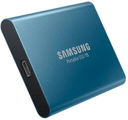 Samsung T5 2,5 '' 500 ГБ USB, внешний жесткий диск SSD, 3.1 Синий цена и информация | Жёсткие диски | 220.lv