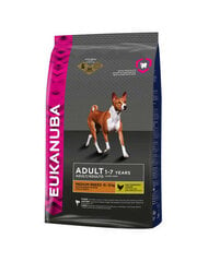 Eukanuba для активных собак Adult, 18 кг цена и информация | Сухой корм для собак | 220.lv