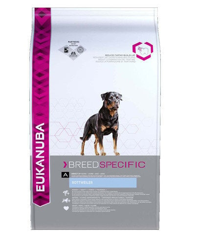 Eukanuba sausā barība rotveileriem, 12 kg cena un informācija | Sausā barība suņiem | 220.lv