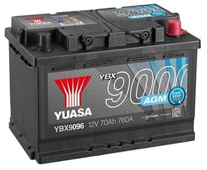 Akumulators Yuasa AGM YBX9096 70Ah 12V 760A cena un informācija | Akumulatori | 220.lv