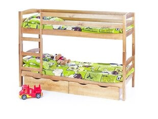 Двухъярусная кровать с матрасами Halmar Sam, сосна цена и информация | Детские кровати | 220.lv