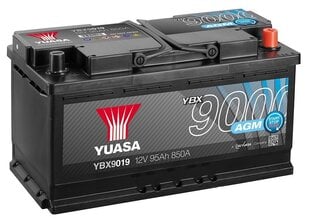 Yuasa 95Ah 12V 850A AGM цена и информация | Аккумуляторы | 220.lv