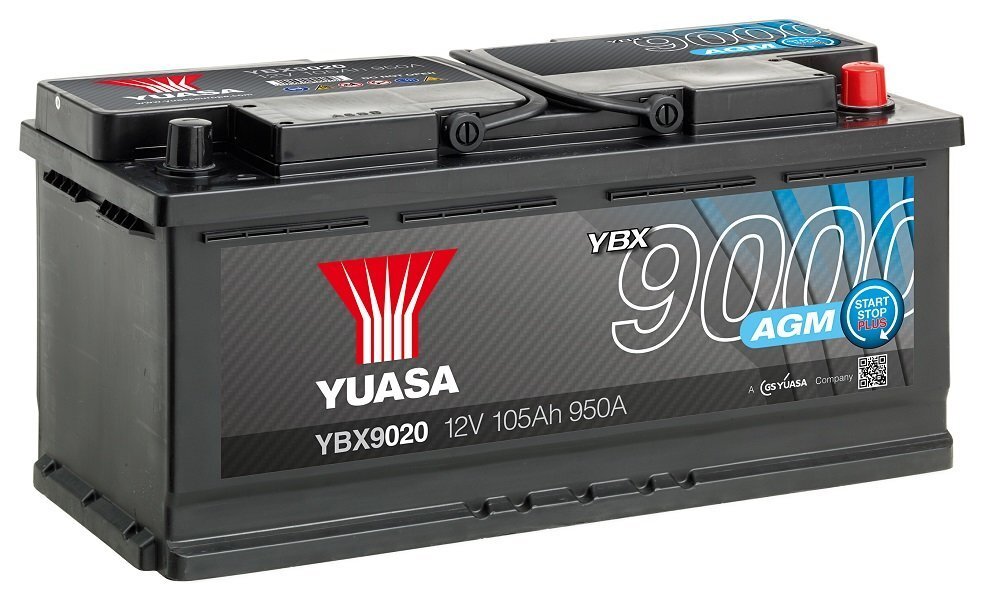 Yuasa 105Ah 12V 950A AGM cena un informācija | Akumulatori | 220.lv