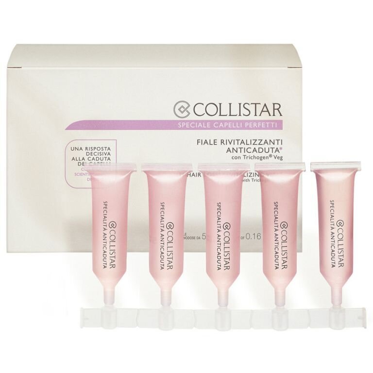 Atsvaidzinoša ampula no matu izkrišanas Collistar Anti-Hair Loss Revitalizing Vials, 15 x 5 ml cena un informācija | Kosmētika matu stiprināšanai | 220.lv