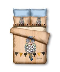Простыня DecoKing Owls 200x200 см цена и информация | Комплекты постельного белья | 220.lv