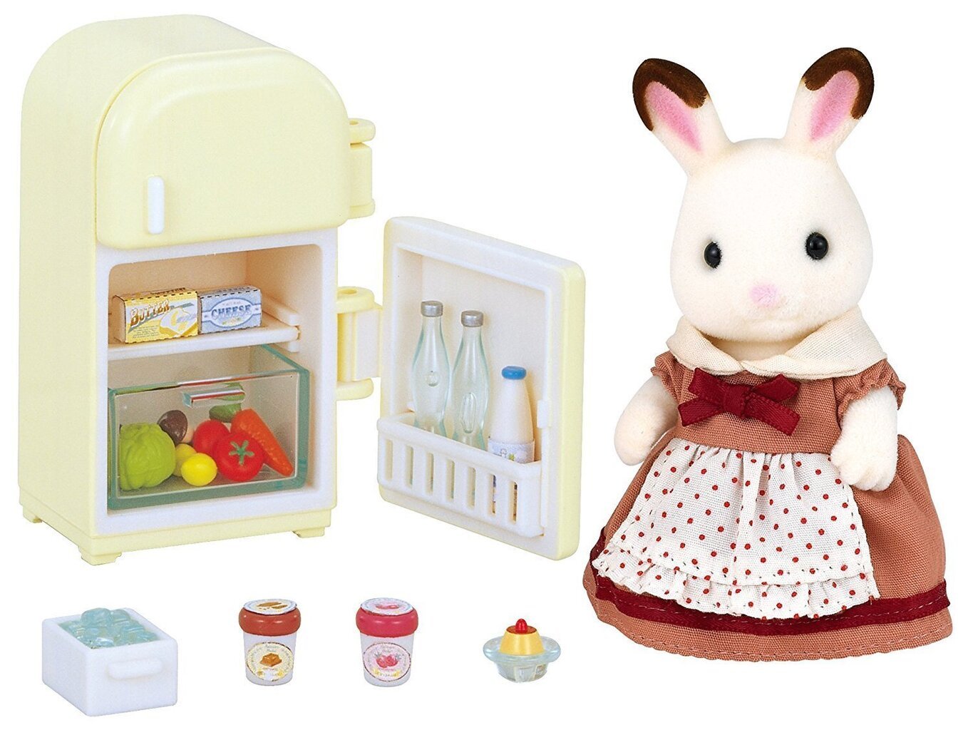 Trušu mamma un ledusskapis Sylvanian Families цена и информация | Rotaļlietas meitenēm | 220.lv