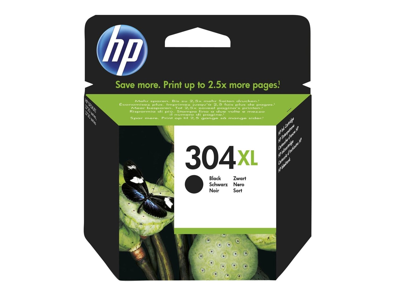 HP 304XL Tintes kasetne, melna cena un informācija | Tintes kārtridži | 220.lv