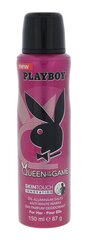 Dezodorants Playboy Queen of the Game 150 ml cena un informācija | Parfimēta sieviešu kosmētika | 220.lv