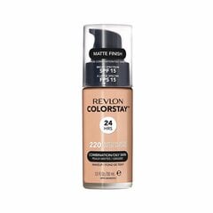 Grima pamats kombinētai un taukainai ādai Revlon ColorStay™ Makeup SPF15, 30 ml цена и информация | Пудры, базы под макияж | 220.lv