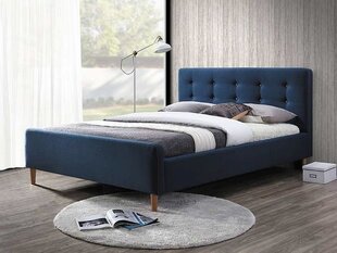 Кровать Pinko темно-синий, 160x200 cм цена и информация | Кровати | 220.lv