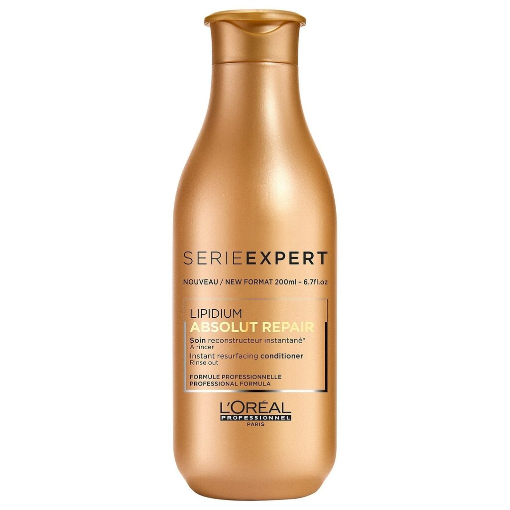 Kondicionieris ļoti bojātiem matiem L'Oreal Professionnel Paris Serie Expert Absolut Repair Lipidium 200 ml cena un informācija | Matu kondicionieri, balzāmi | 220.lv