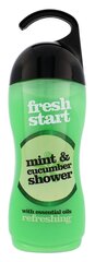 Atsvaidzinoša dušas želeja Xpel Fresh Start Mint & Cucumber 400 ml cena un informācija | Dušas želejas, eļļas | 220.lv