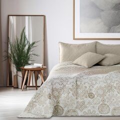 Divpusējs gultas pārklājs smilšu, 240x260 cm цена и информация | Покрывала, пледы | 220.lv