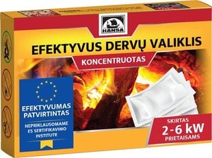 Koncentrēts darvas tīrītājs 2-6 kW apkures ierīcēm, 5 pakas cena un informācija | Kamīnu un krāšņu aksesuāri | 220.lv