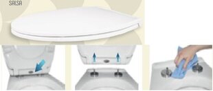 Tualetes poda vāks ar Soft close funkciju AWD Interior Salsa cena un informācija | Piederumi tualetes podiem un bidē | 220.lv