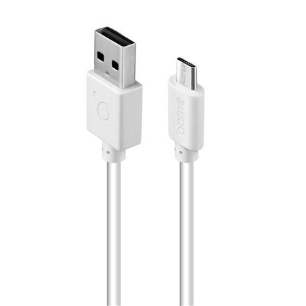 Mikro USB kabelis ACME CB1012W, balts, 2 m cena un informācija | Savienotājkabeļi | 220.lv