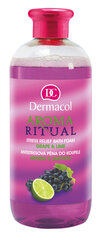 Vannas putas Dermacol Aroma Ritual Bath Foam Grape&Lime 500 ml cena un informācija | Dušas želejas, eļļas | 220.lv