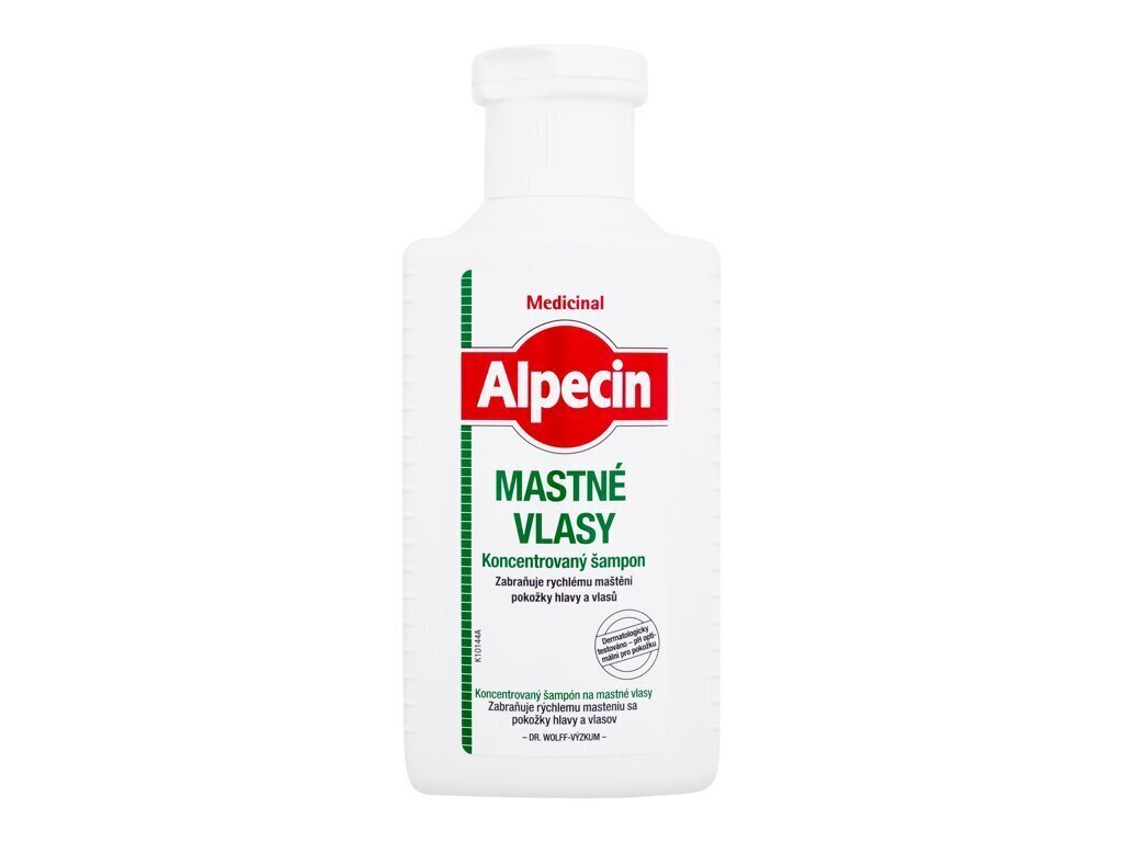 Šampūns Alpecin Shampoo for oily hair (Medicinal Shampoo Concentrate Oily Hair ) 200 ml cena un informācija | Šampūni | 220.lv