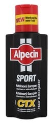 Šampūns ar kofeīnu pret matu izkrišanu vīriešiem Alpecin Sport Coffein CTX 250 ml цена и информация | Шампуни | 220.lv