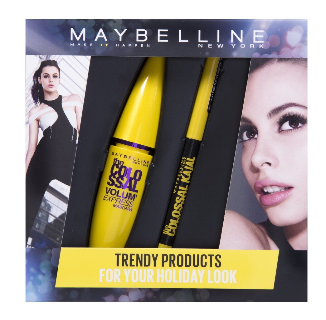 Maybelline New York Colossal dāvanu komplekts цена и информация | Acu ēnas, skropstu tušas, zīmuļi, serumi | 220.lv