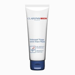 Clarins Men Active Face Wash - putas sejai 125ml cena un informācija | Sejas ādas kopšana | 220.lv