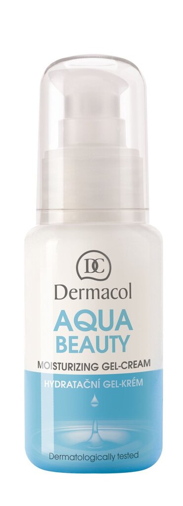 Mitrinošs krēms-gēls Dermacol Aqua Beauty 50 ml cena un informācija | Sejas krēmi | 220.lv