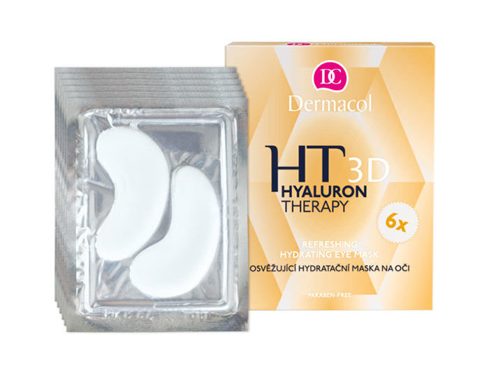 Acu maska Dermacol Hyaluron Therapy 3D Refreshing 36 g cena un informācija | Sejas maskas, acu maskas | 220.lv