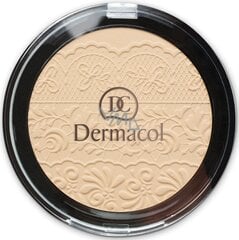 Pūderis Dermacol Compact powder laced relief 8 g cena un informācija | Grima bāzes, tonālie krēmi, pūderi | 220.lv