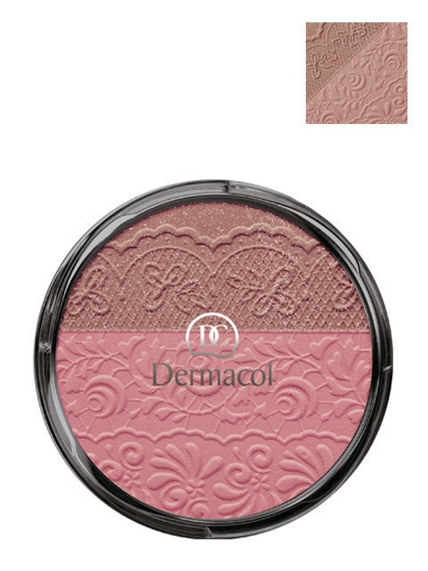 Vaigu sārtums Dermacol DUO Blusher 01 8.5 g cena un informācija | Grima bāzes, tonālie krēmi, pūderi | 220.lv