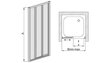 Dušas durvis Sanplast Classic DT r-c 100-110s, W4 stikls цена и информация | Dušas durvis, dušas sienas | 220.lv