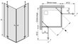 Stūra dušas kabīne Sanplast Free Line KN4/Free 80s цена и информация | Dušas kabīnes | 220.lv