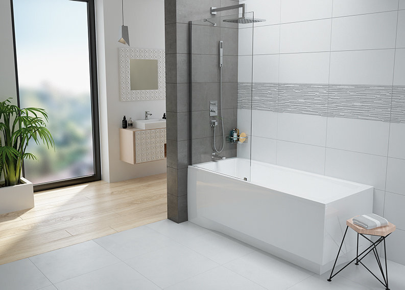 Vannas siena Sanplast Free Line PW1/Free II 80s cena un informācija | Piederumi vannām un dušas kabīnēm | 220.lv