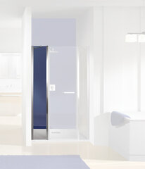 Dušas siena Sanplast Prestige III SS2/PR III 20s, balta cena un informācija | Dušas durvis, dušas sienas | 220.lv