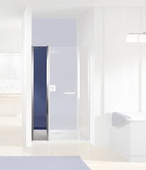 Dušas siena Sanplast Prestige III SS2/PR III 40s, bahama gaiši brūns cena un informācija | Dušas durvis, dušas sienas | 220.lv