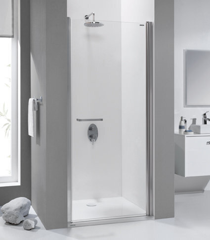 Nišas dušas durvis Sanplast Pristige III DJ/PR III 70s, balta cena un informācija | Dušas durvis, dušas sienas | 220.lv