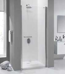 Nišas dušas durvis Sanplast Pristige III DJ/PR III 80s, balta cena un informācija | Dušas durvis, dušas sienas | 220.lv