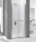Nišas dušas durvis Sanplast Pristige III DD/PR III 80s, matēts grafīts цена и информация | Dušas durvis, dušas sienas | 220.lv