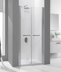 Nišas dušas durvis Sanplast Pristige III DD/PR III 90s, matēts grafīts cena un informācija | Dušas durvis, dušas sienas | 220.lv