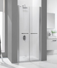 Nišas dušas durvis Sanplast Pristige III DD/PR III 100s, spīdīgs sudrabs cena un informācija | Dušas durvis, dušas sienas | 220.lv