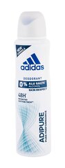 Dezodorants Adidas Adipure sieviešu 150 ml cena un informācija | Adidas Smaržas | 220.lv