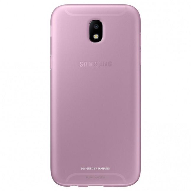 Maciņš aizmugurējais Samsung       J5 2017 Jelly cover EF-AJ530TPEG    Pink cena un informācija | Telefonu vāciņi, maciņi | 220.lv