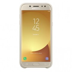 Aizmugurējais aizsargapvalks Samsung Etui Dual Layer priekš Samsung Galaxy J5 (J530), Zeltains cena un informācija | Telefonu vāciņi, maciņi | 220.lv