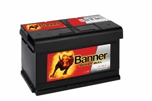 BANNER Power Bull 80Ah 700A цена и информация | Аккумуляторы | 220.lv