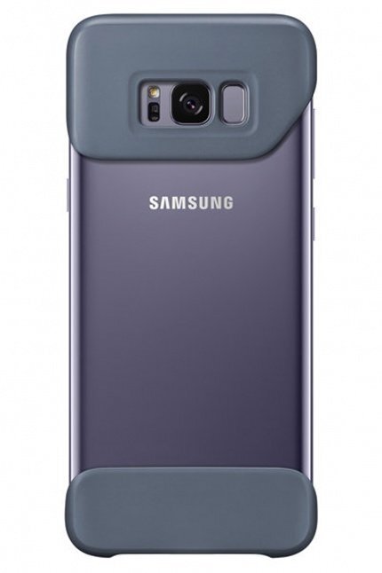 Samsung EF-MG955CEEGWW 2 Piece Oriģināls Aizmugures Maks No Divam Daļam priekš Samsung G955 Galaxy S8 Plus Violets cena un informācija | Telefonu vāciņi, maciņi | 220.lv